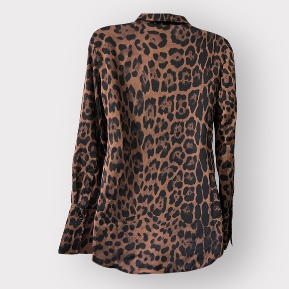 H&M Leopard Button Up Blouse - Picture 4 of 11